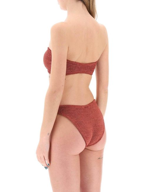 Hunza G Red Gloria Bikini Set