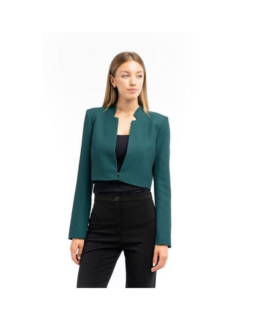 Patrizia Pepe Green Polyester Blazer