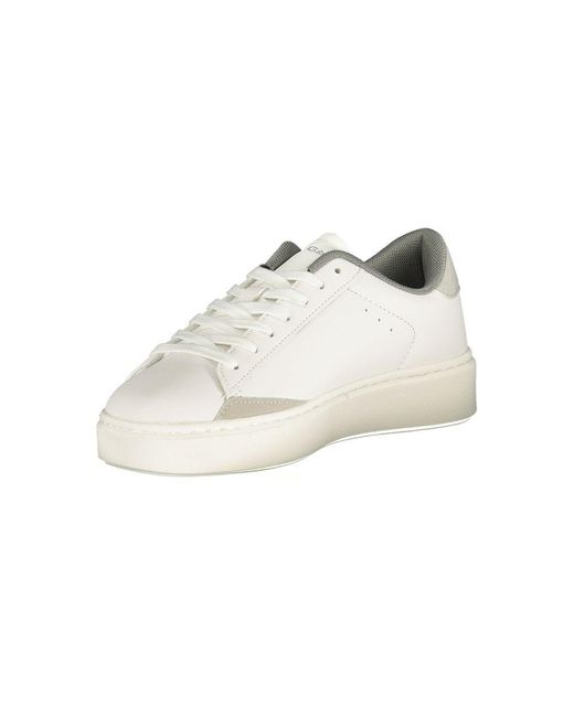 Gas White Bianco Poliuretano Donna Sneaker