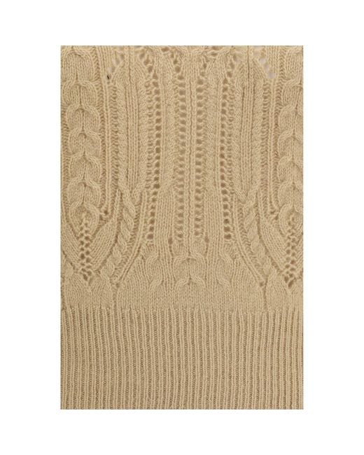 Ermanno Scervino Natural Beige Cashmere Sweater