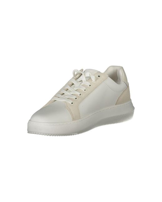 Calvin Klein Gray Polyester Sneaker for men