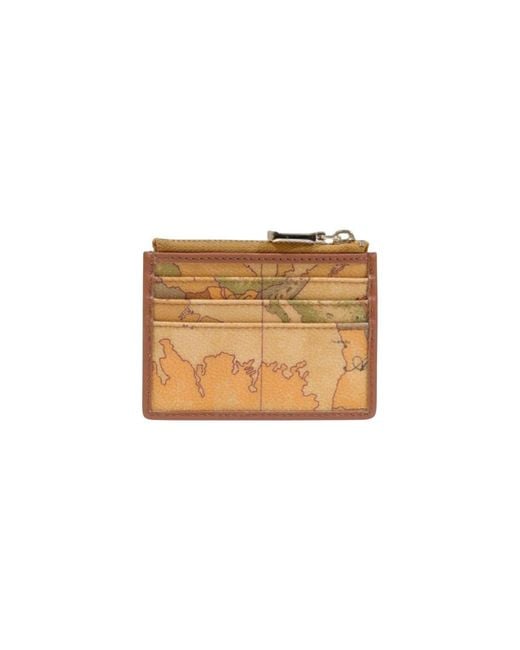 Alviero Martini 1A Classe Natural Beige Pvc Cardholder