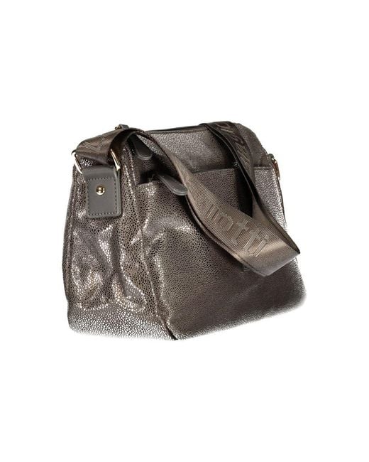 Laura Biagiotti Gray Polyester Handbag