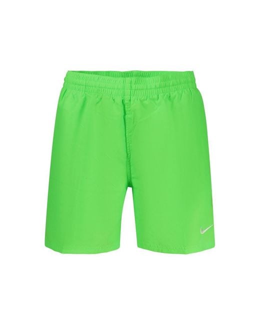 Nike Green Polyester Men's Swim Boxer for men