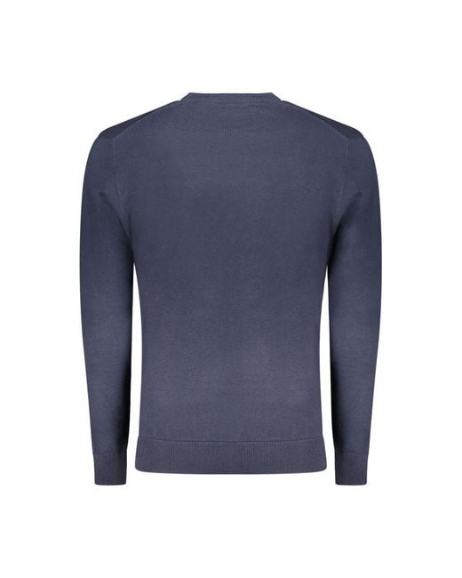 Accademia Militare Blue Blu Cotton Men's Sweater for men