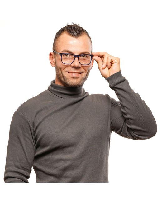 BMW Blue Metal & Plastic Glasses (Frames) for men