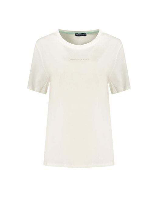 North Sails White Bianco Cotton 's T