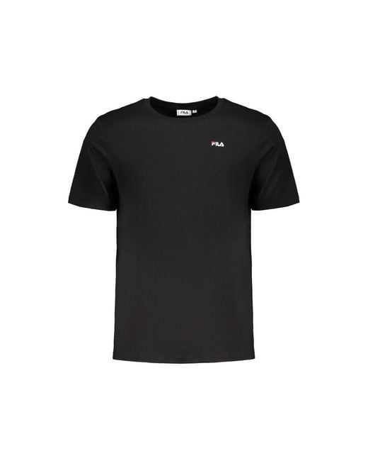 Fila White Cotton T-Shirt for men