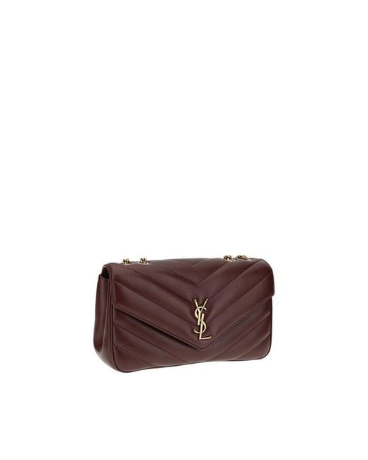 Saint Laurent Brown Loulou Shoulder Bag