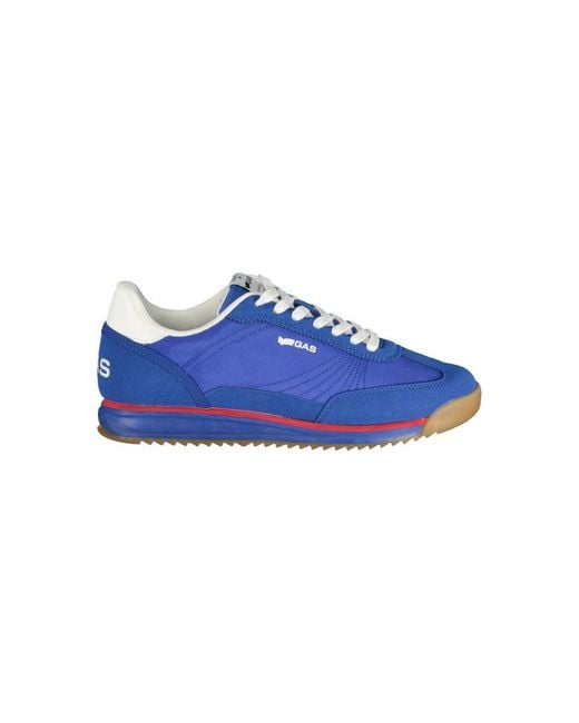 Gas Blue Polyurethane Men Sneaker for men