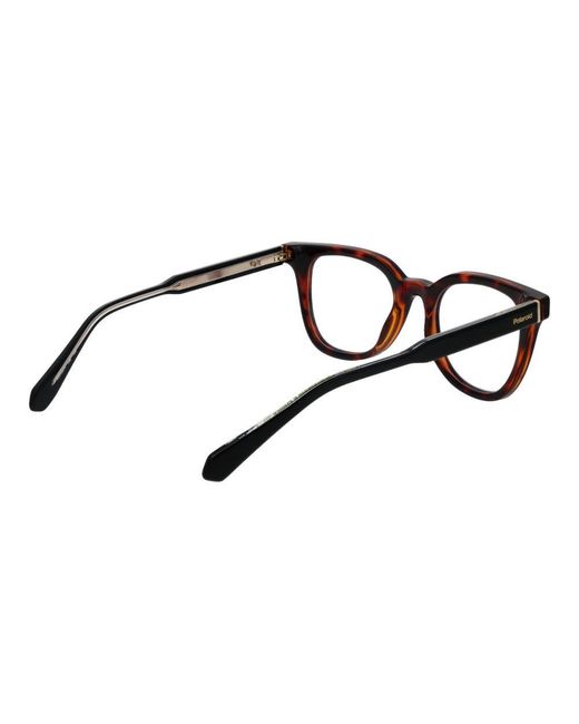 Polaroid Black Full-Rim Square Optical Frames With Demo Lenses