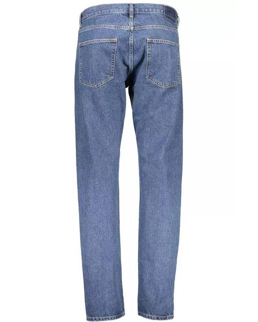 Gant Blue Cotton Jeans & Pant for men