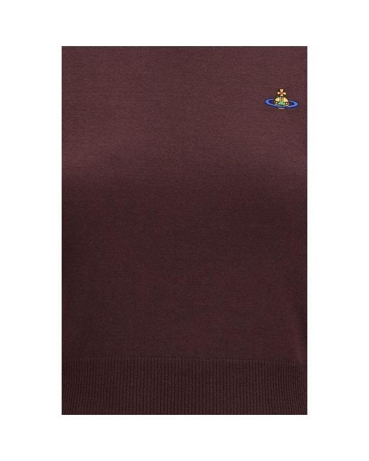 Vivienne Westwood Purple Wool Oves Aries T-Shirt