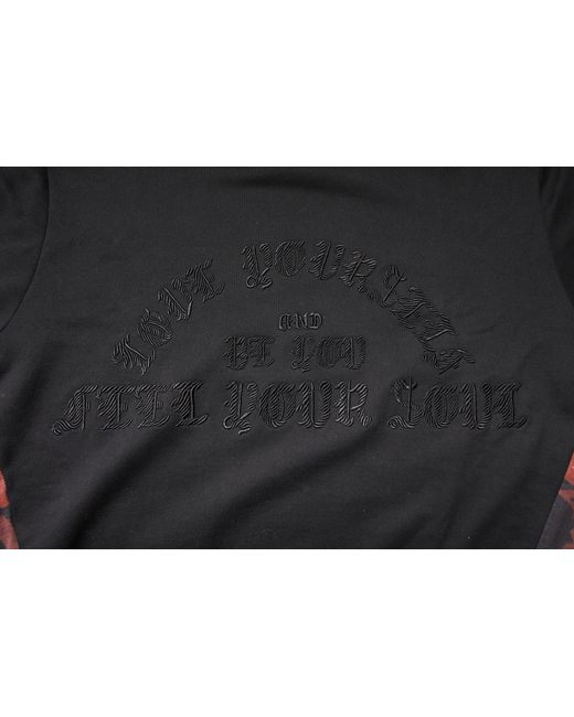 Dolce & Gabbana Black Embroidered Crew Neck Pullover Sweater for men