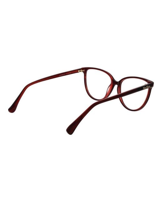 Max Mara Brown Burgundy Acetate Glasses (frames)