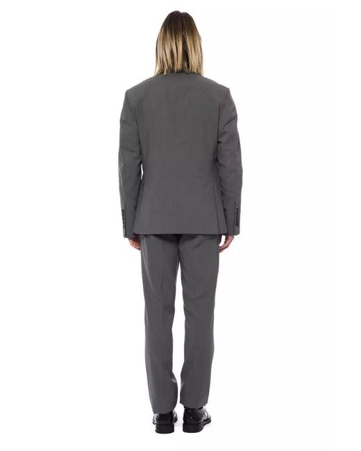 Billionaire Italian Couture Blue Wool Suit for men
