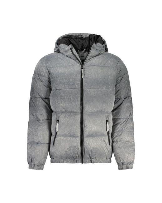 Guess Gray Winter Jackets for men