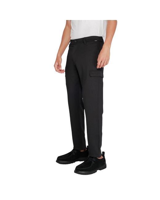 Calvin Klein Black Recycled Polyester Jeans & Pant for men