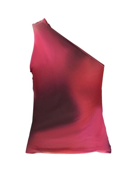 Desigual Red Viola Viscose T