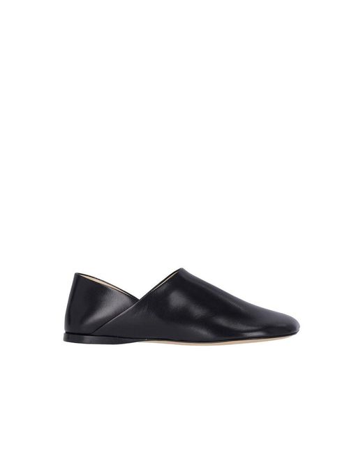 Loewe Black 'slipper Toy' Leather Loafers for men