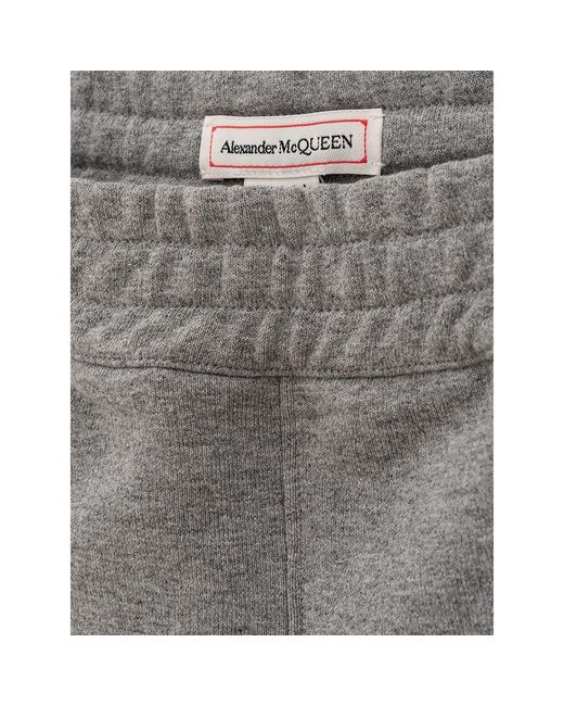 McQueen Gray Cotton Jeans & Pant