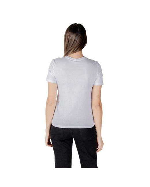 ONLY Blue Organic Cotton T-Shirt