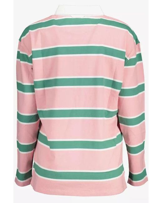 Gant Multicolor Pink Cotton Polo Shirt