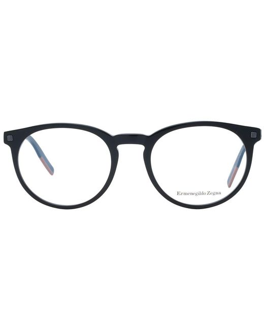 Zegna Blue Black Plastic Glasses (frames) for men