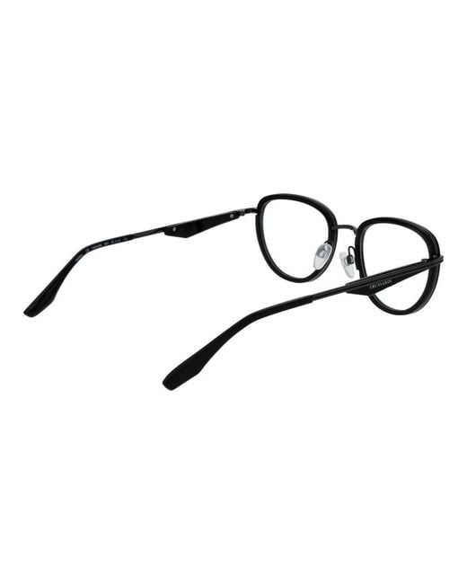 Trussardi Black Metal & Plastic Glasses (frames) for men