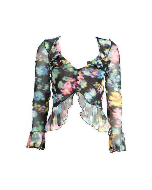 Desigual Green Black Polyester T