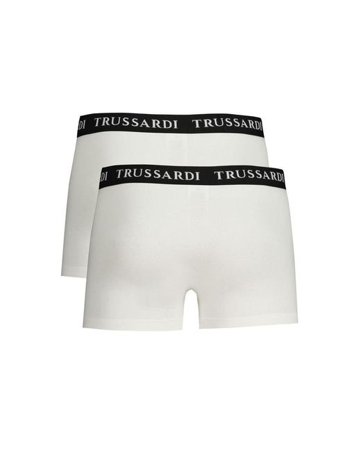 Trussardi Black Cotton Boxer Brief for men