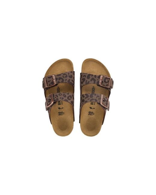 Birkenstock Brown Synthetic Flat Sandals