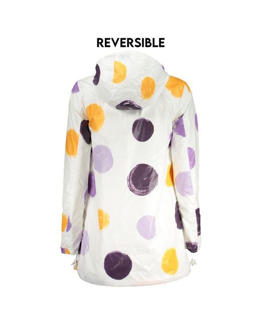 K-Way Multicolor Sleek Reversible Hooded Jacket Essential