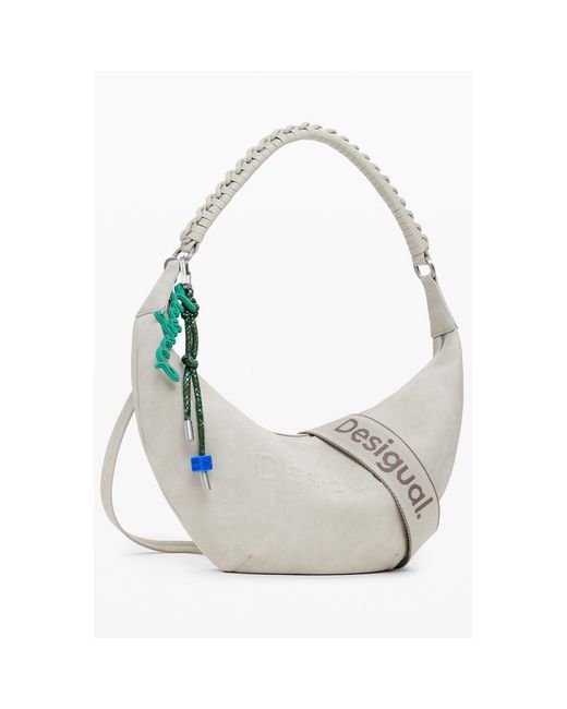 Desigual White Polyethylene Handbag