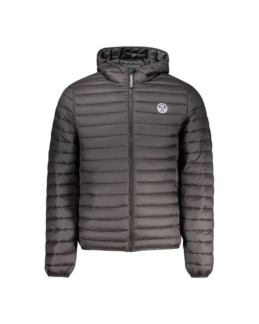North Sails Gray Poliammide Uomo Giaccone for men
