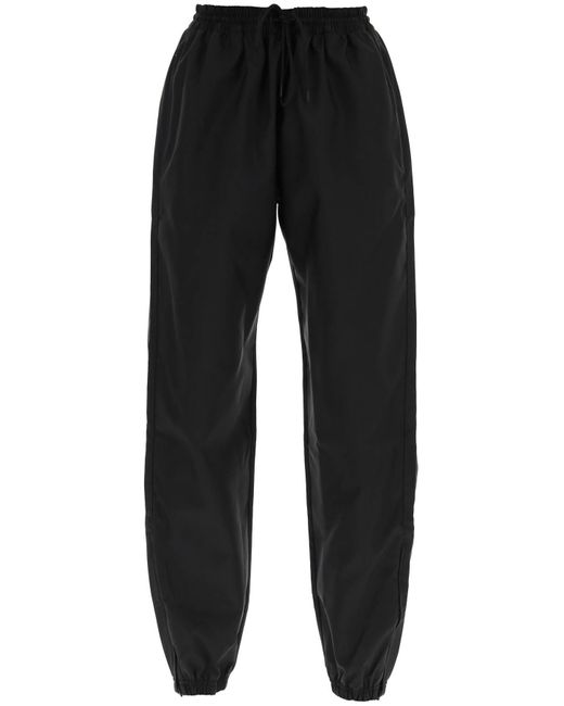 Wardrobe NYC Black High-waisted Nylon Pants