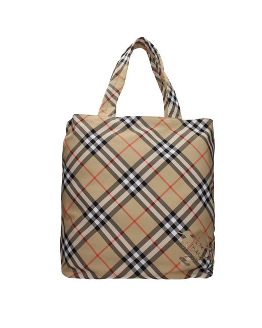 Burberry Brown Borse A Spalla Uomo Tessuto/Sabbia for men
