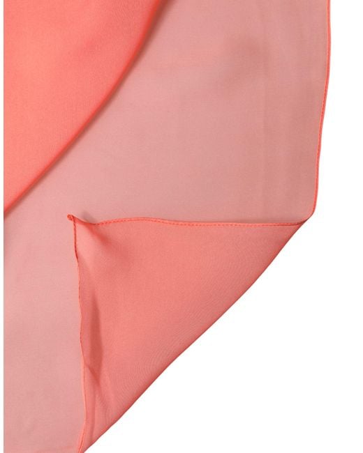 Dolce & Gabbana Pink Light Stole Neck Wrap Shawl Scarf for men