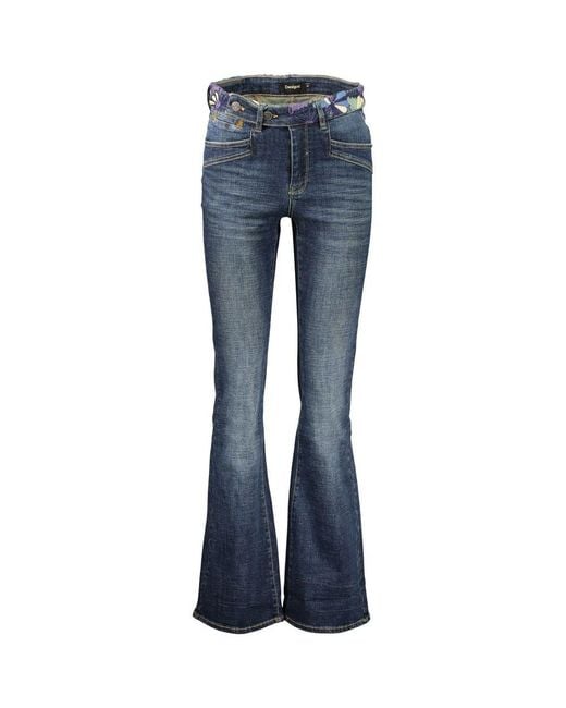 Desigual Blue Cotton 's Jeans