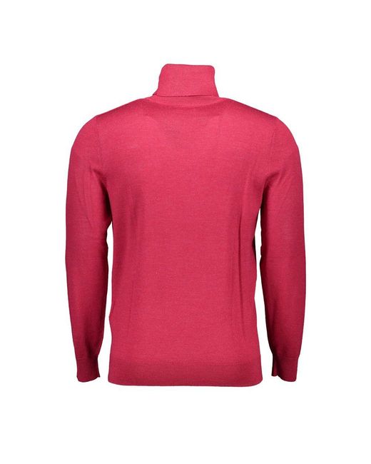 Gant Red Ele Turtleneck Sweater for men