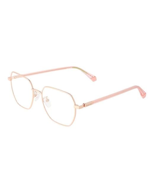 Polaroid White Gold Eco Metal Glasses (frames) for men