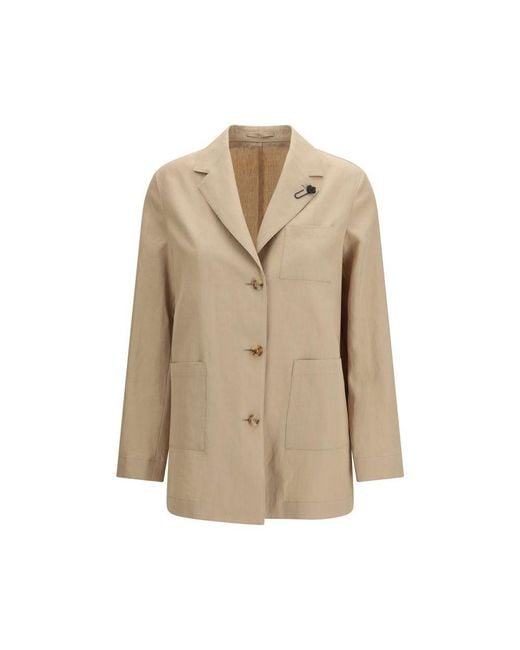 Lardini Natural Beige Wool Oves Aries Full