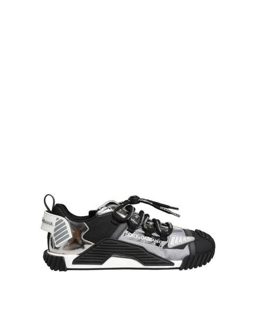Dolce & Gabbana Black Multicolor Low Top Ns1 Men Sneakers Shoes for men