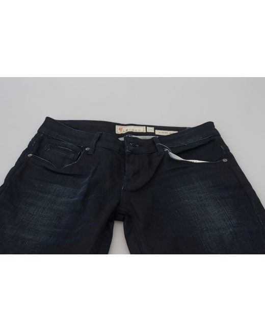 Acht Blue Low Waist Slim Fit Denim Jeans