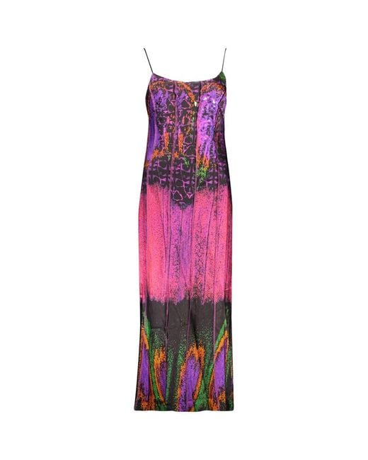 Desigual Purple Viscose Dress