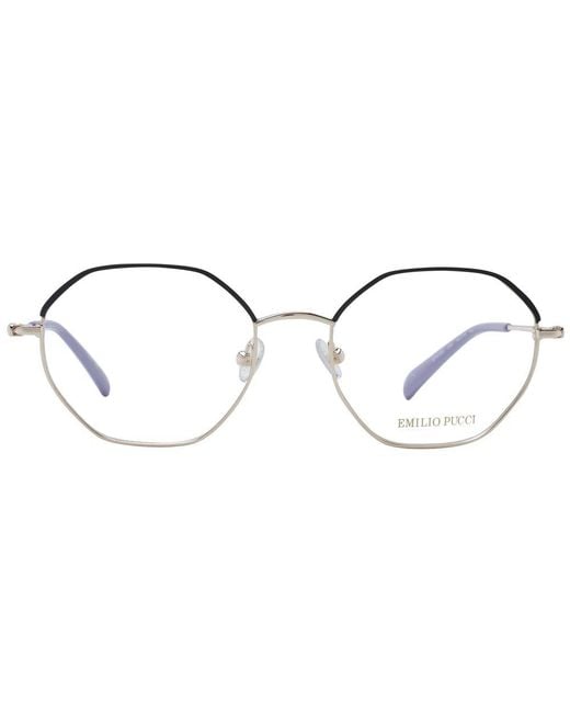 Emilio Pucci Metallic Metal Glasses (Frames)