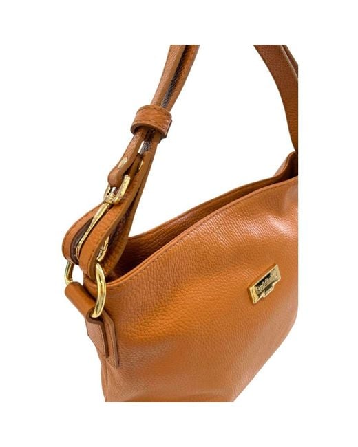 Baldinini Brown Leather Shoulder Bag