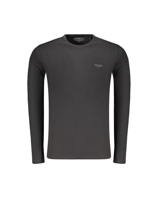Guess Black Cotton Men's T for men