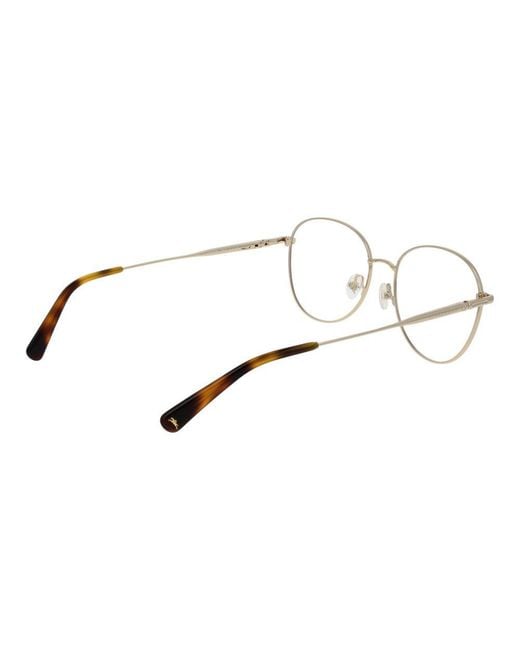 Longchamp Metallic Gold Metal Glasses (frames)