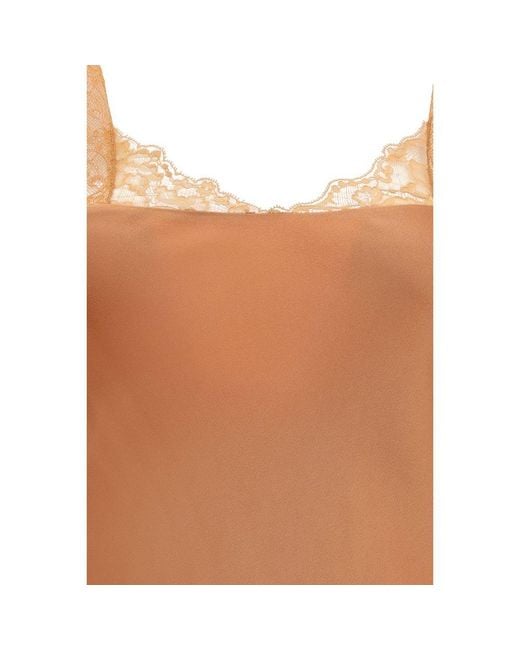 Forte_forte Brown Beige Acetate Long Dress